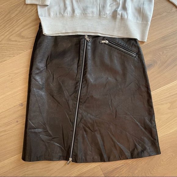 🔴 Vintage JC de Castelbajac leather skirt - Picture 2 of 15